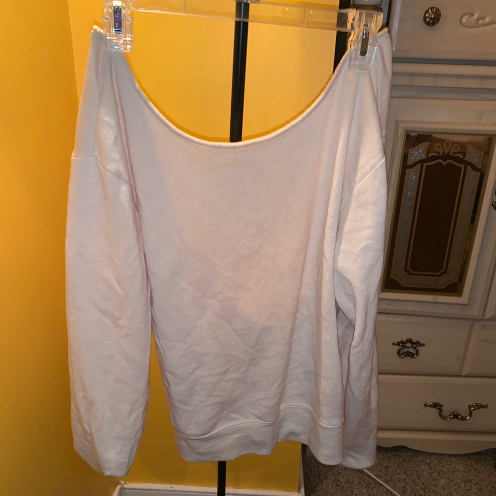 Garage off the shoulder sweater